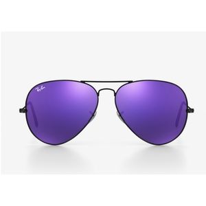 RayBan Aviator Purple Mirror Lenses RB3025 Men - Women